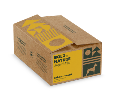 Bold by Nature Mega Chicken Frozen Dog Food 24 lb