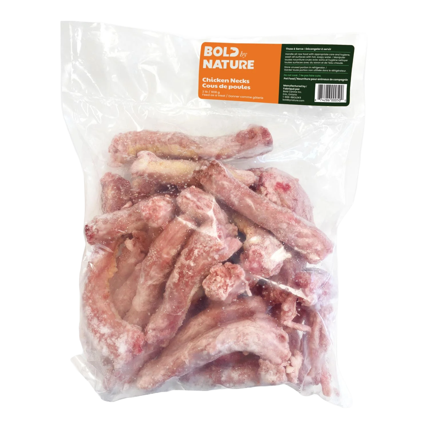 Bold By Nature Raw Chicken Necks 2lb