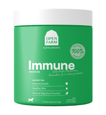 Open Farm Immune Health Supplement Chews for Dogs