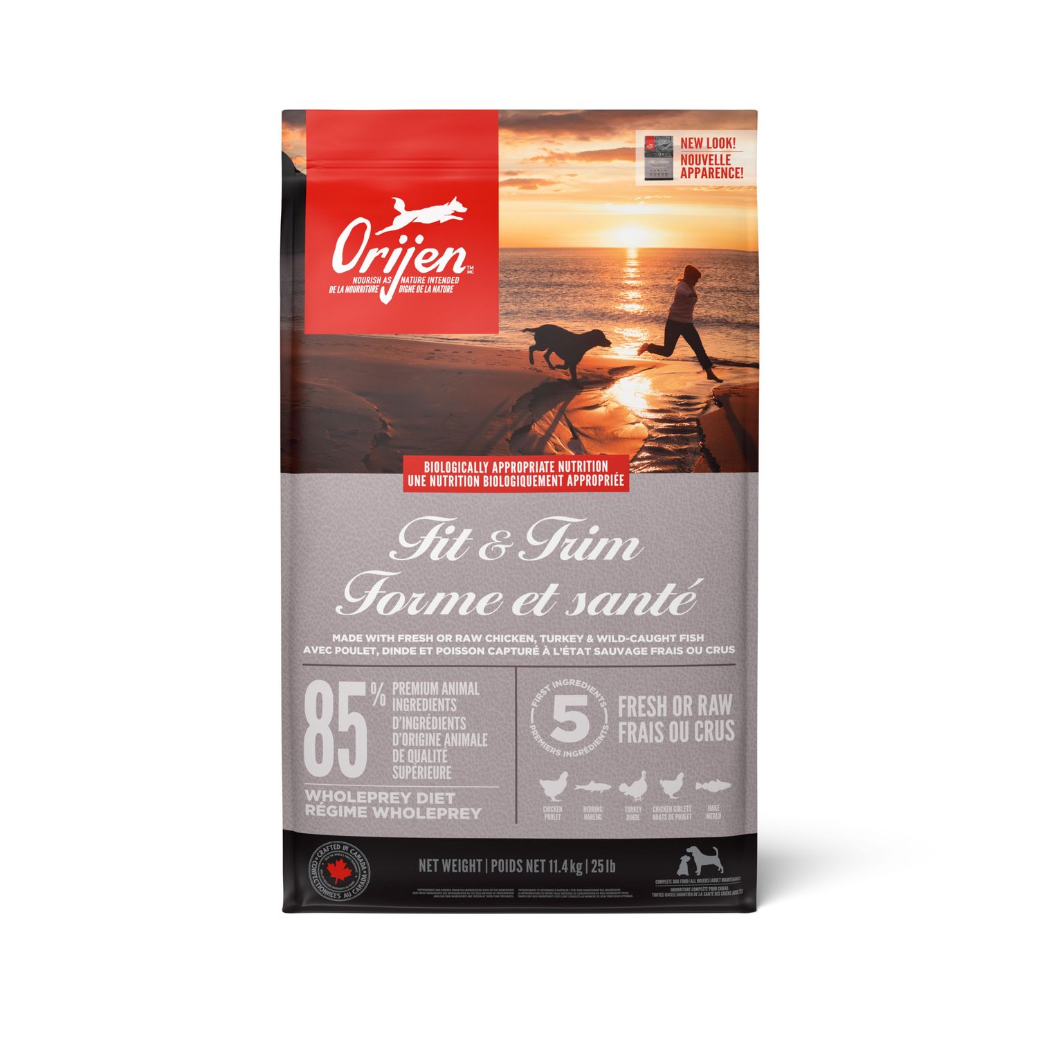 Orijen Fit &amp; Trim Dog Food 25 lb