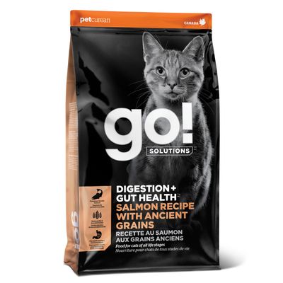 Go! Solutions Digestion + Gut Health Salmon Recipe with Ancient Grains for cats