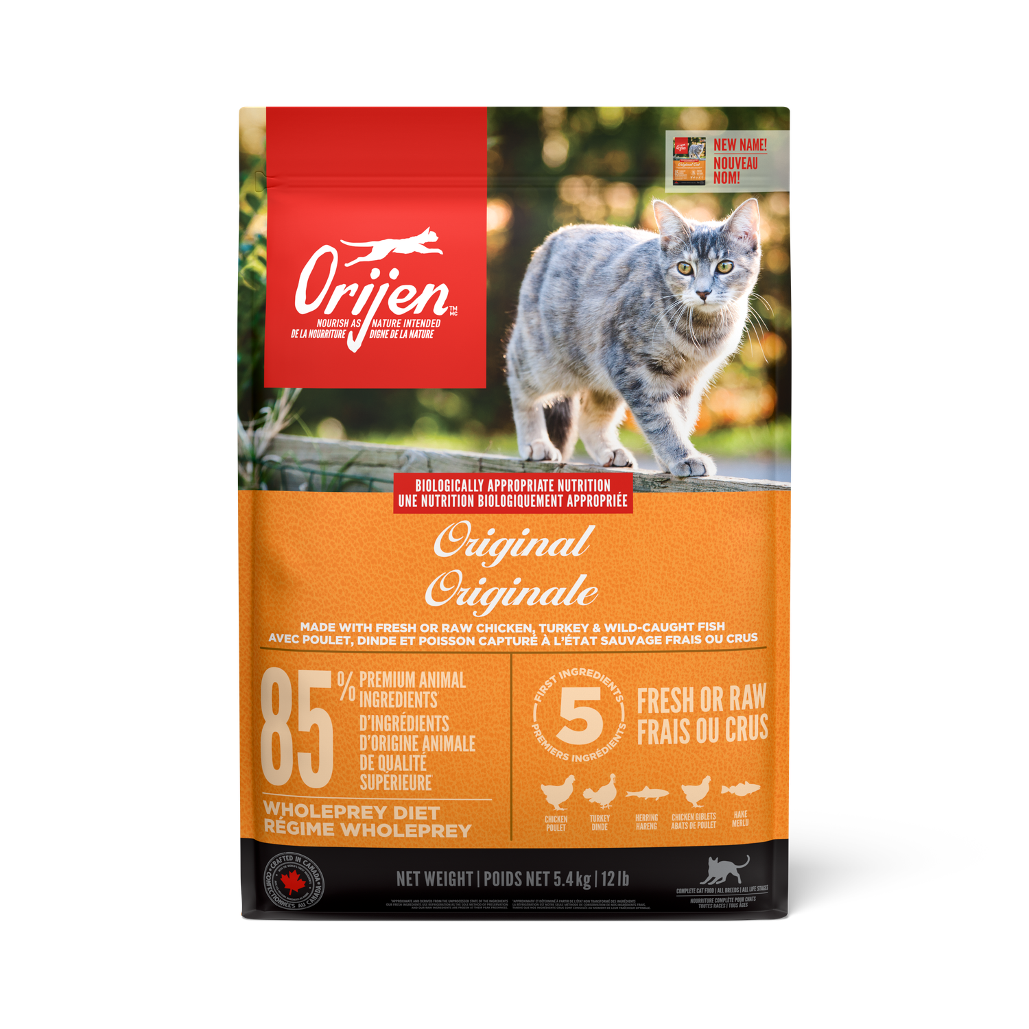 Orijen Original Cat Food, Size: 12 lb