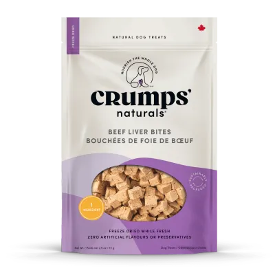 Crumps Beef Liver Bites Dog 72g