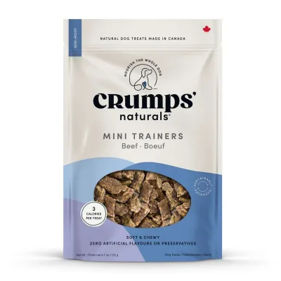 Crumps Mini Trainers Beef Soft &amp; Chewy Dog Treats 132g