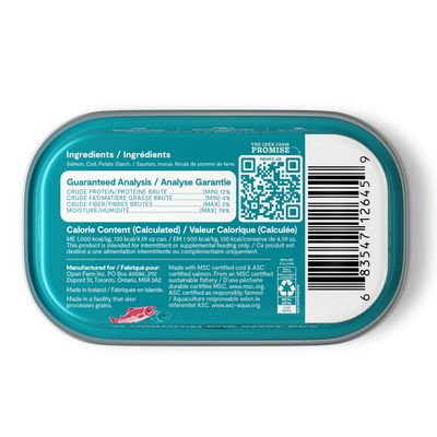 Open Farm Topper Salmon &amp; Cod for Dogs 4.5oz