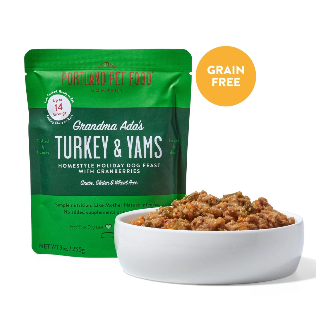Portland Pet Food Company Grandma Ada&#39;s Turkey &amp; Yams Homestyle Dog Food