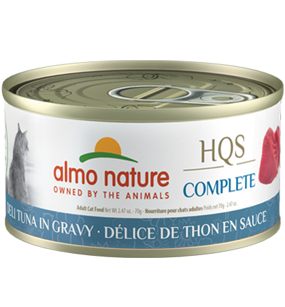 Almo Nature HQS Complete Cat Food - Deli Tuna Recipe In Gravy 70g
