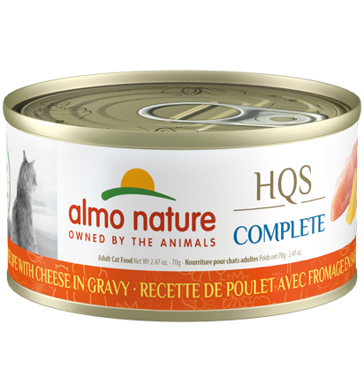 Almo Nature HQS Natural Cat Food - Chicken With Cheese In Broth 70g