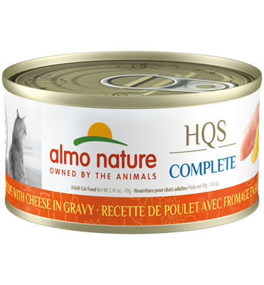 Almo Nature HQS Natural Cat Food - Chicken With Cheese In Broth 70g