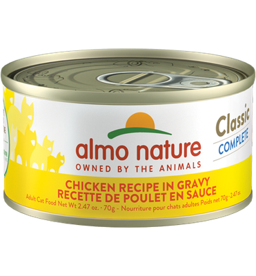 Almo Classic Complete Cat Food - Chicken Recipe In Gravy 70g