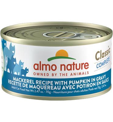 Almo Classic Complete Cat Food - Mackerel Recipe With Pumpkin In Gravy 70g