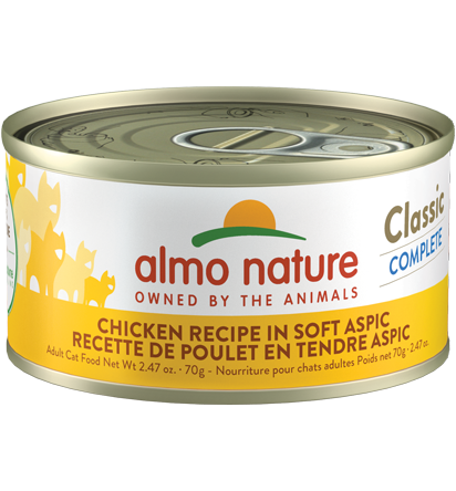 Almo Classic Complete Cat Food - Chicken Recipe In Soft Aspic 70g