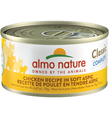 Almo Classic Complete Cat Food - Chicken Recipe In Soft Aspic 70g