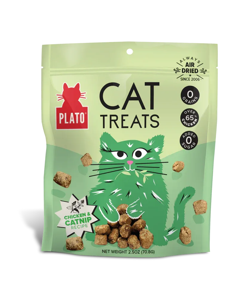 Plato Chicken &amp; Catnip Cat Treats