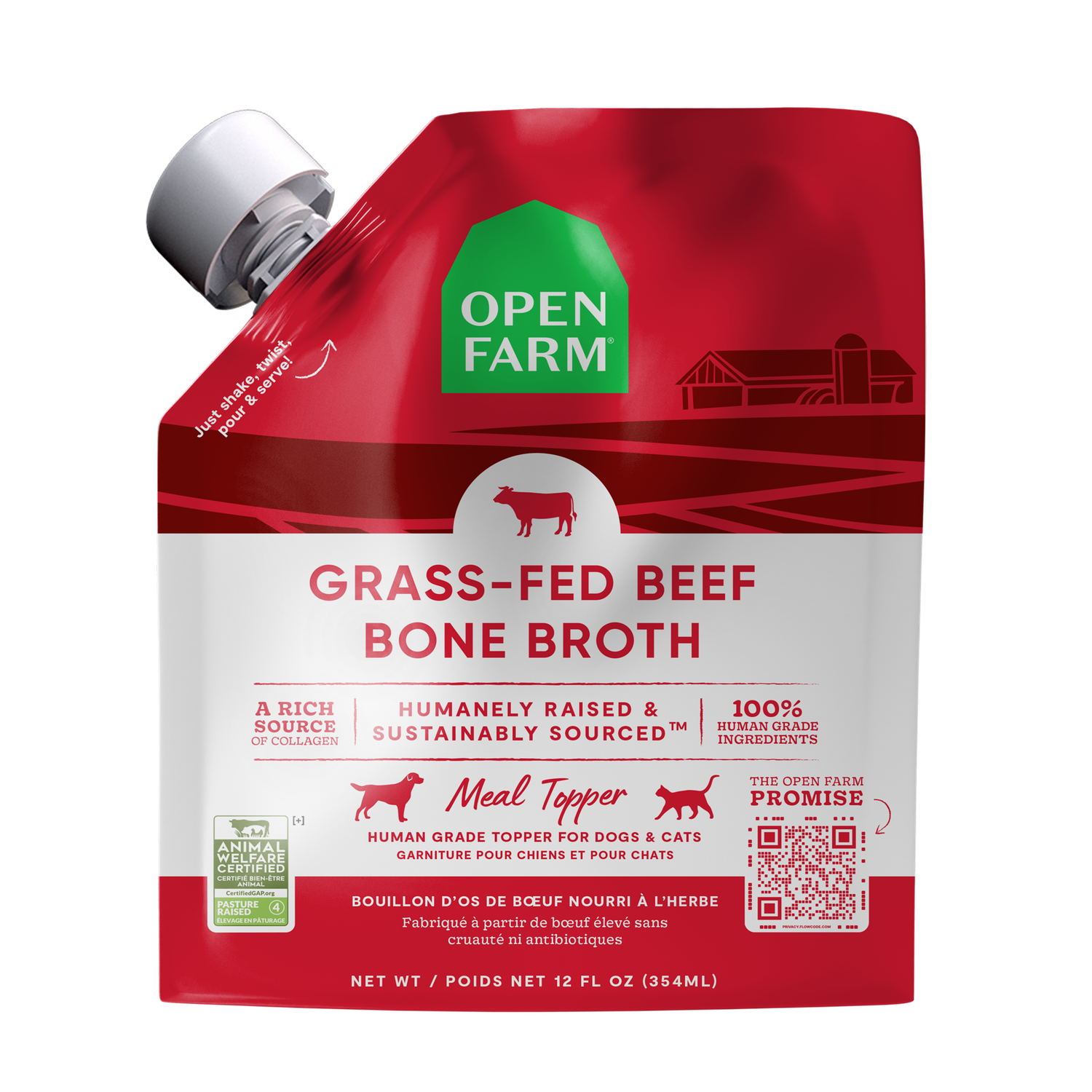 Open Farm Grass-Fed Beef Bone Broth