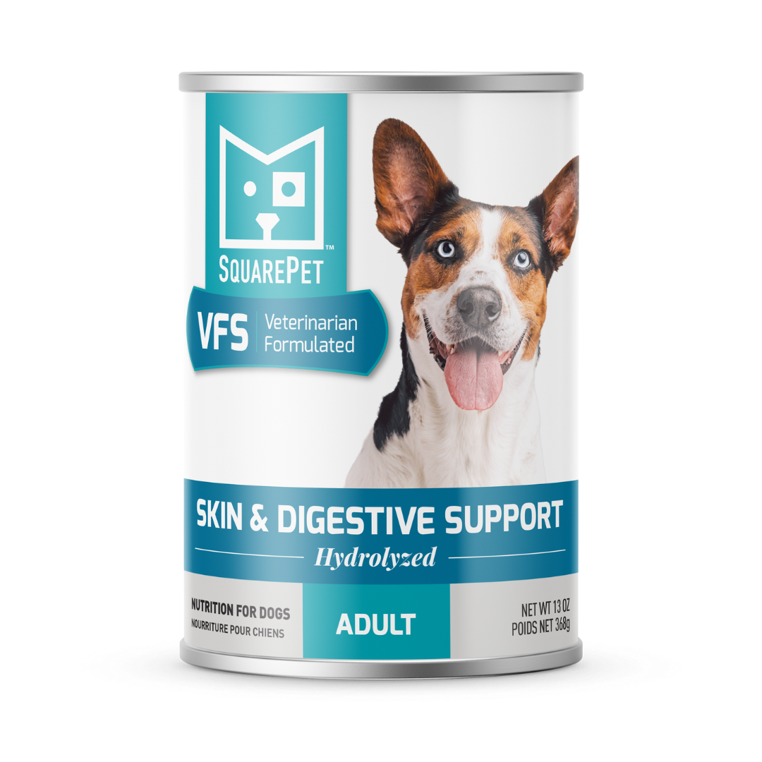 Square Pet VFS Cans Canine Skin &amp; Digestive Support 13oz