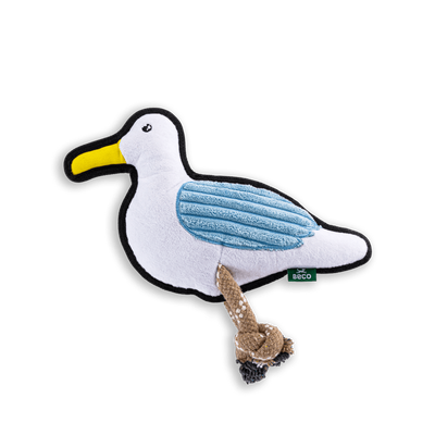 Beco Recycled Rough &amp; Tough Sandy The Seagull Dog Toy