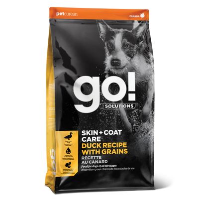 Go! Solutions Skin + Coat Care Duck Recipe With Grains for dogs