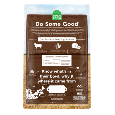 Open Farm Ancient Grains Pasture-Raised Lamb Recipe Dog Food