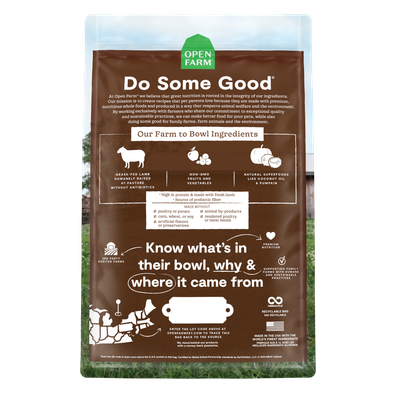 Open Farm Grain-Free Pasture-Raised Lamb Cat Food 4lb