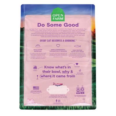 Open Farm Goodbowl Salmon &amp; Brown Rice Cat Food 3lb