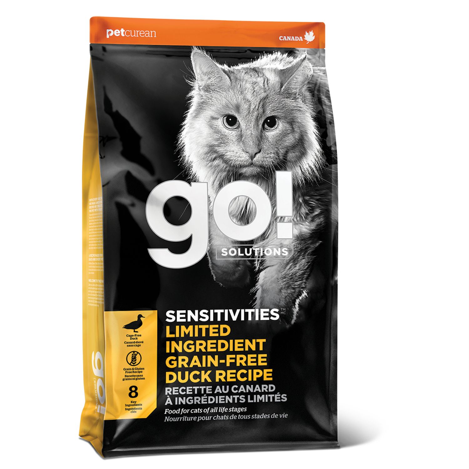 Go! Solutions Sensitivities Limited Ingredient Grain Free Duck recipe for cats