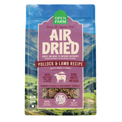 Open Farm Air Dried Pollock &amp; Lamb Recipe for Dogs