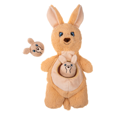 Growl Sidekicks Kanga &amp; Joey Dog Toy