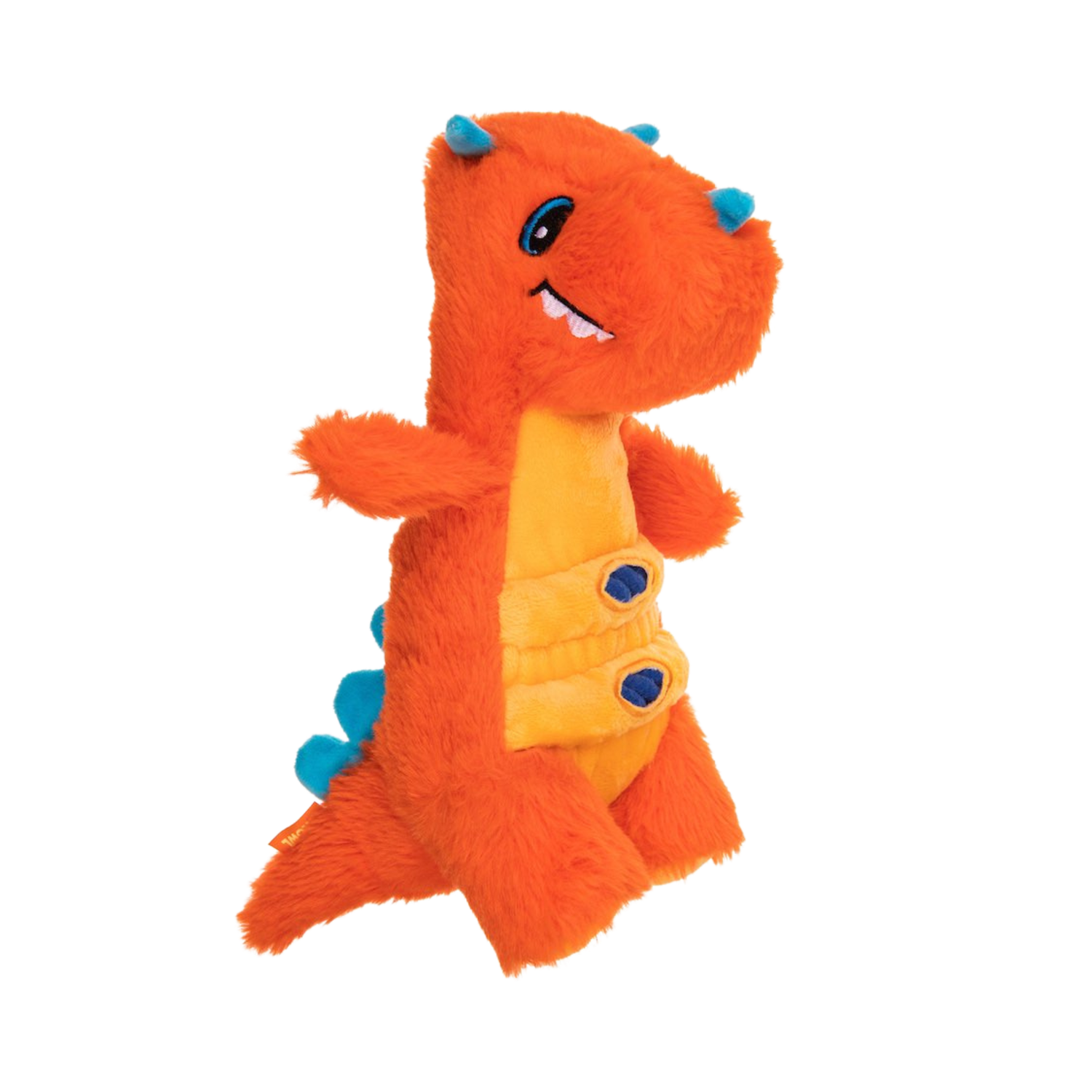 Growl Stomperz Tina the Triceratops Dog Toy