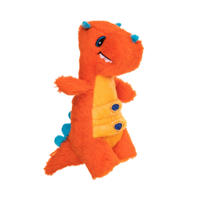 Growl Stomperz Tina the Triceratops Dog Toy