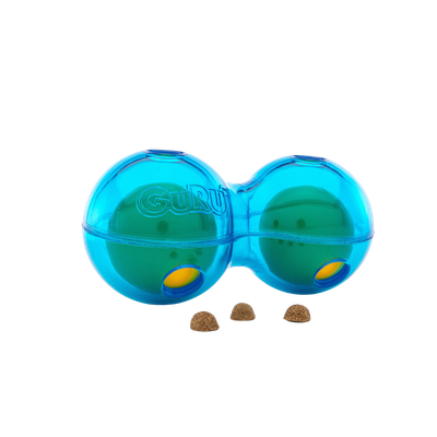 GURU Duo Ball Treat Dispensing Medium Dog Toy