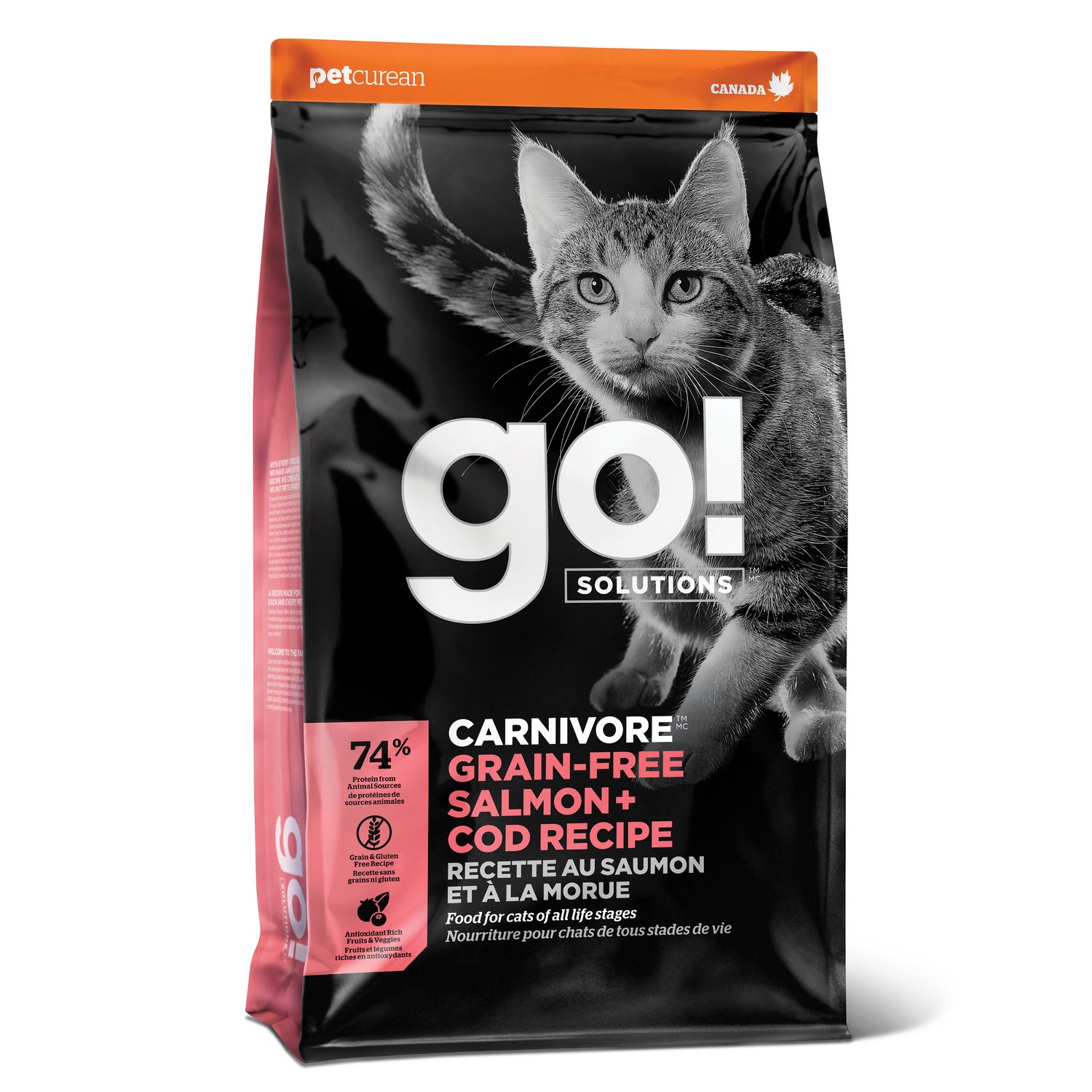 Go! Solutions Carnivore Grain Free Salmon + Cod Recipe for cats