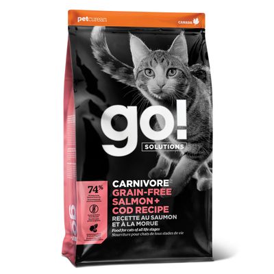 Go! Solutions Carnivore Grain Free Salmon + Cod Recipe for cats