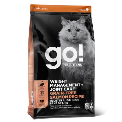 Go! Solutions Weight Management + Joint Care Salmon Dry Cat Food