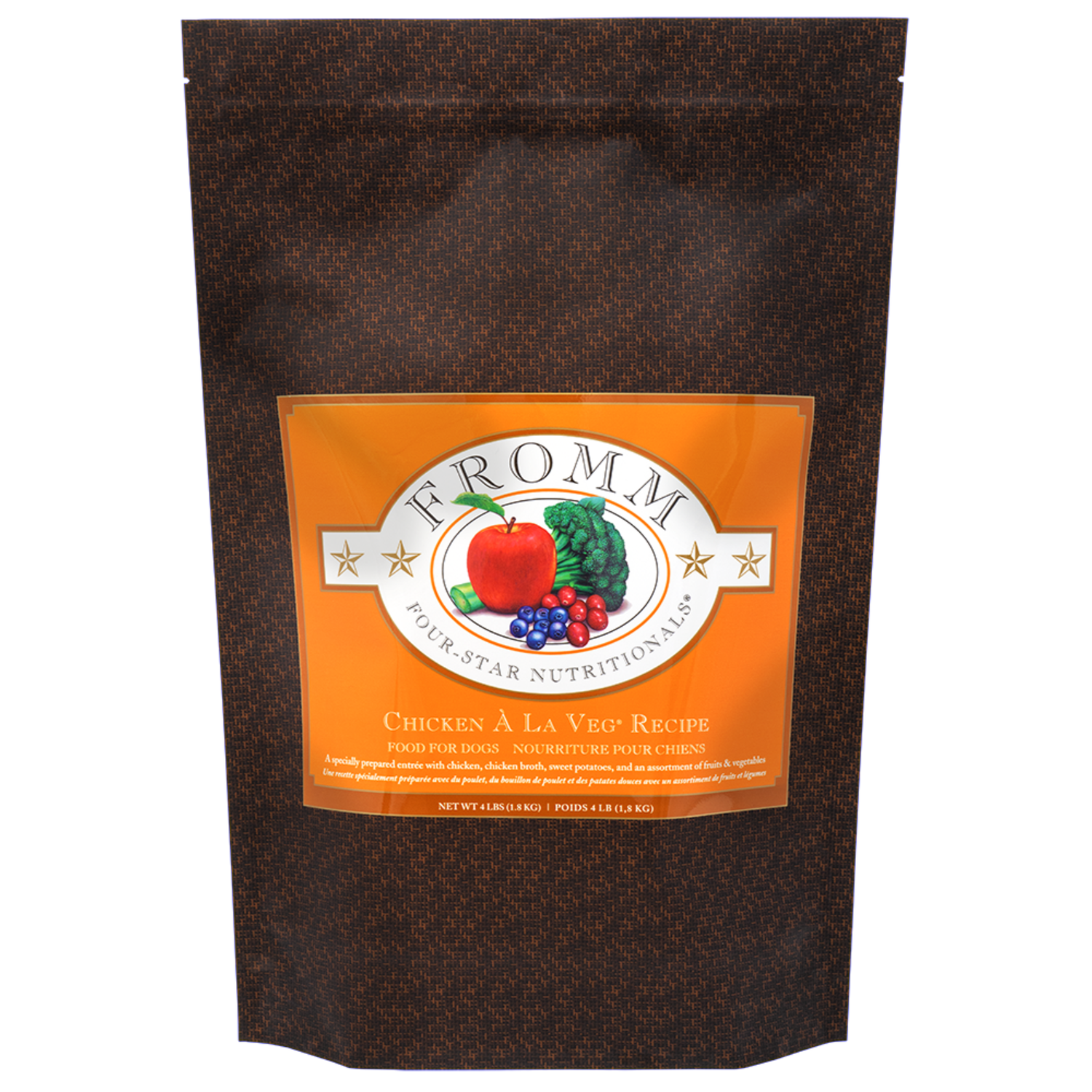 Fromm Four-Star Nutritionals Chicken A La Veg Dry Dog Food