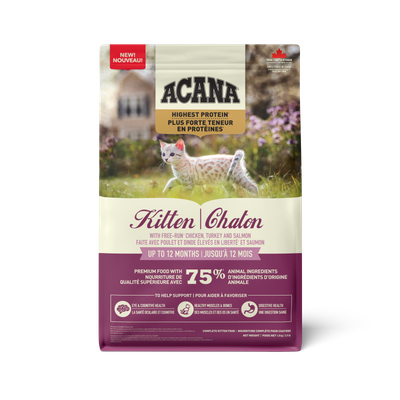 Acana Highest Protein Kitten Food 4 lb