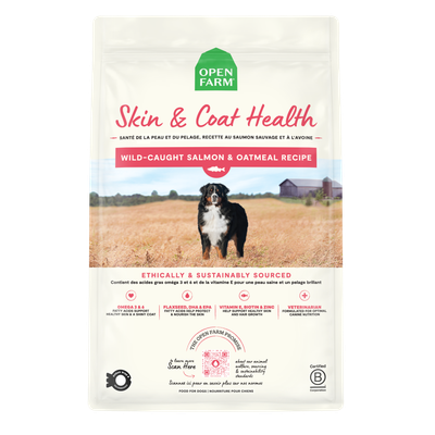 Open Farm Functional Kibble Skin &amp; Coat Wild Caught Salmon Dry Dog Food