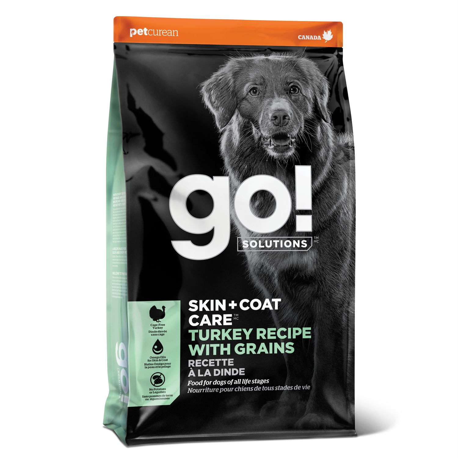Go! Solutions Skin + Coat Care Turkey Recipe With Grains for dogs