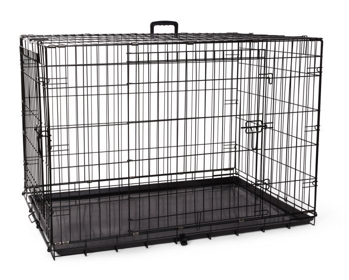 BUD-Z Delux Crate Foldable Double Doors Dog 42in