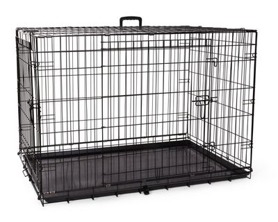 BUD-Z Delux Crate Foldable Double Doors Dog 42in