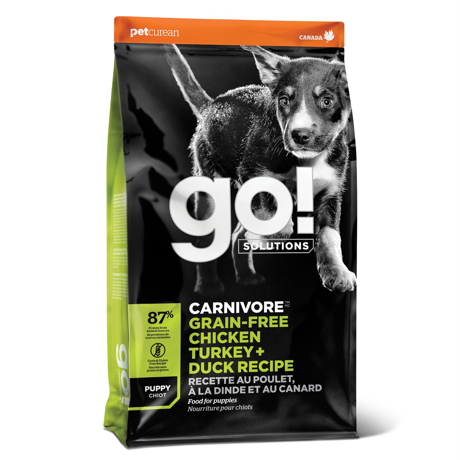 Go! Solutions Carnivore Grain-Free Chicken, Turkey + Duck Puppy Recipe for dogs