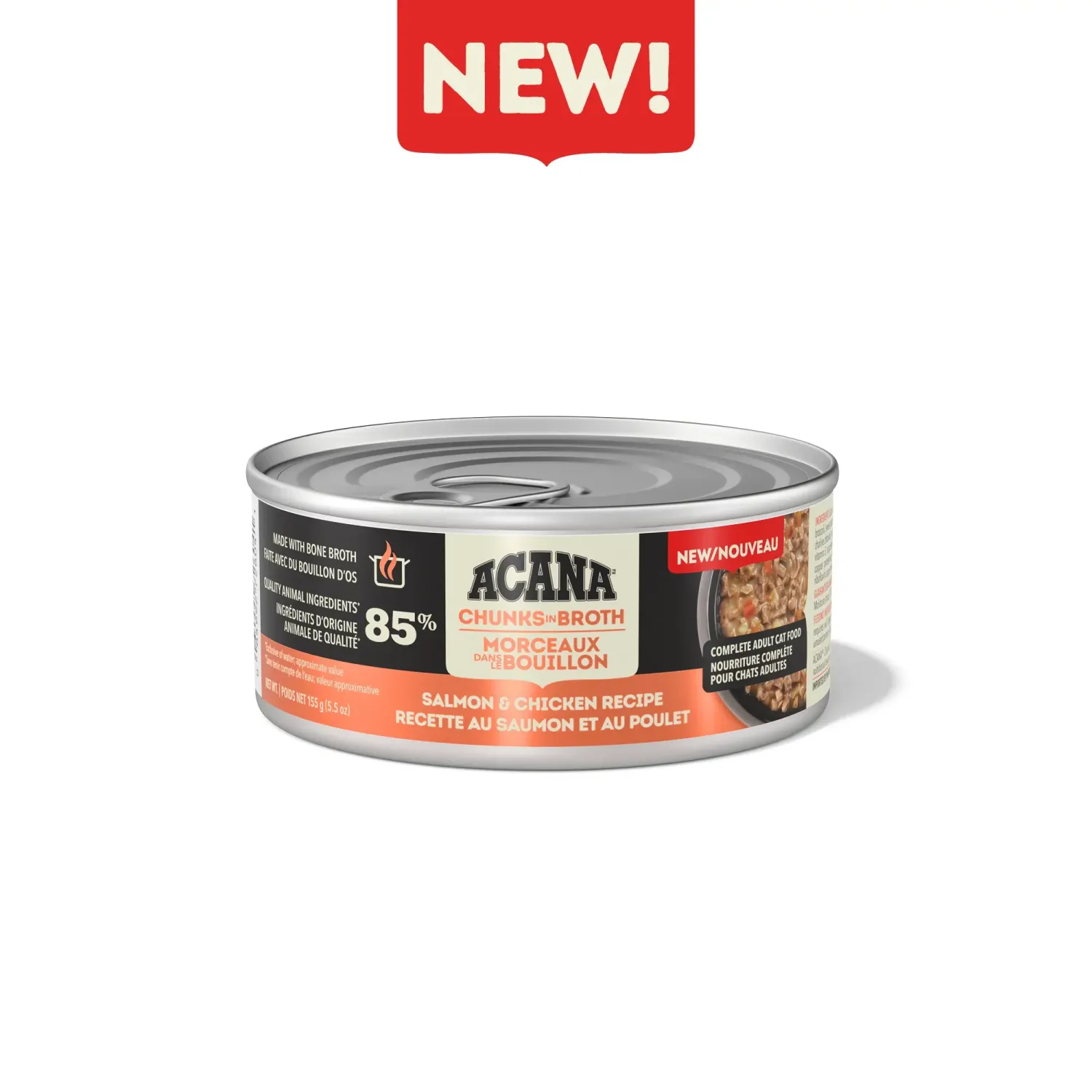 Acana Chunks in Broth Salmon &amp; Chicken Recipe 5.5oz