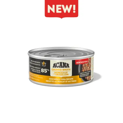 Acana Chunks in Broth Chicken &amp; Tuna Recipe 5.5oz