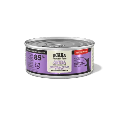 Acana Premium Pate Chicken &amp; Tuna Recipe in Bone Broth Kitten 5.5 oz