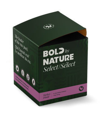 Bold by Nature Select Turkey Frozen Dog Food 4 lb
