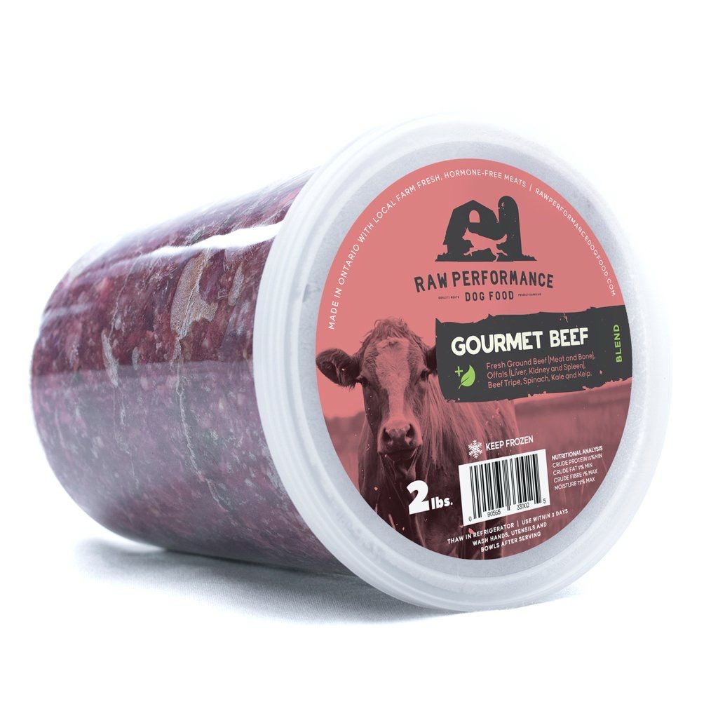 Raw Performance Gourmet Beef Tub 2 lb