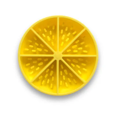 Dog&#39;s Crush Slow Feeder Bowl - Lemon