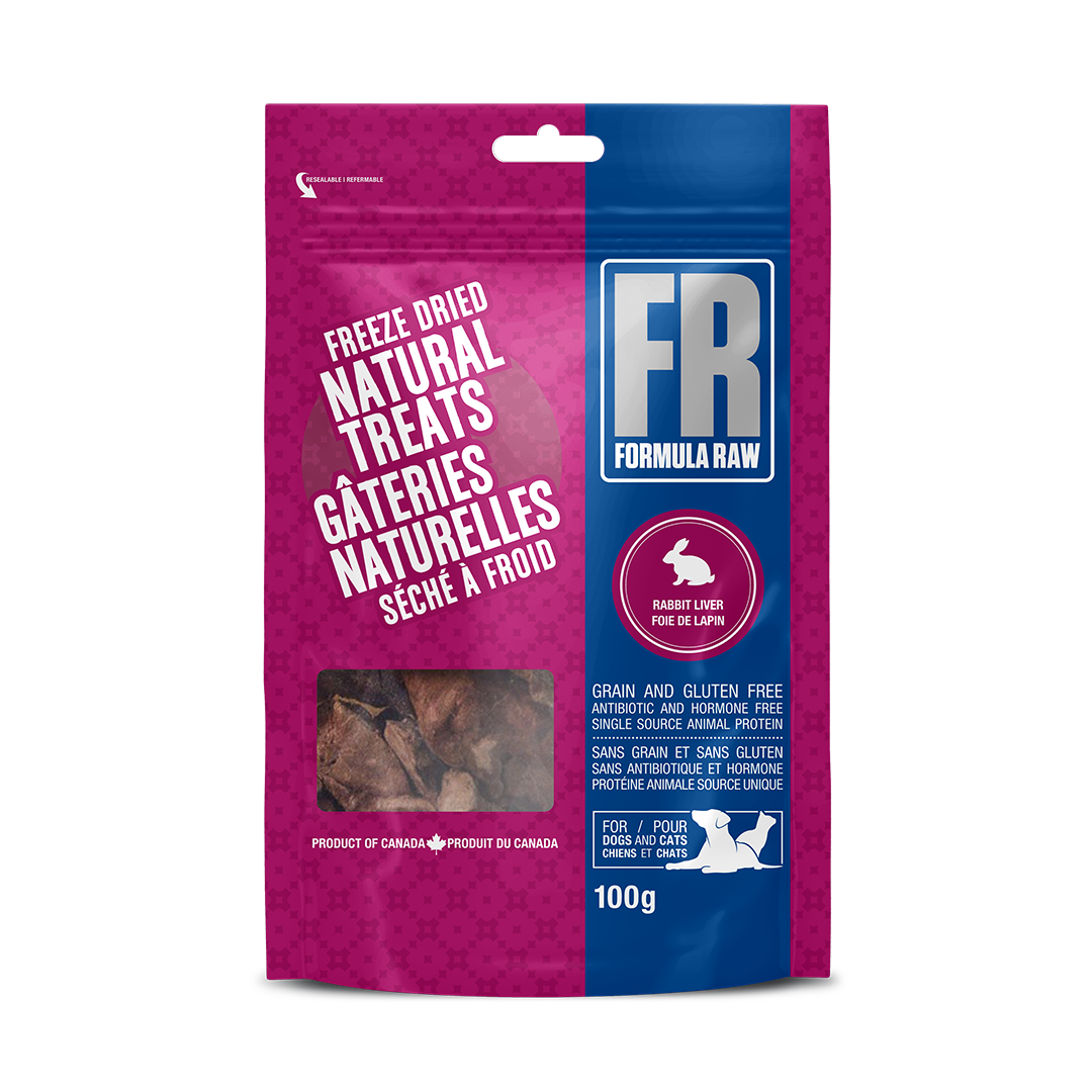 Formula Raw Freeze-Dried Rabbit Liver 100g