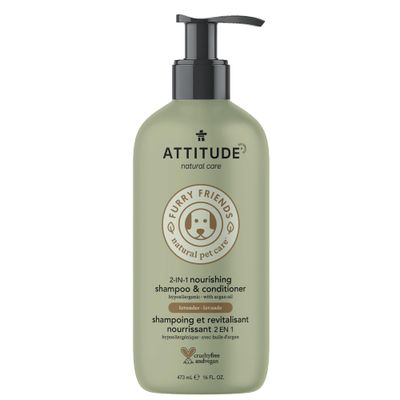 Attitude 2-in-1 Nourishing Shampoo &amp; Conditioner for Pets 473 ml