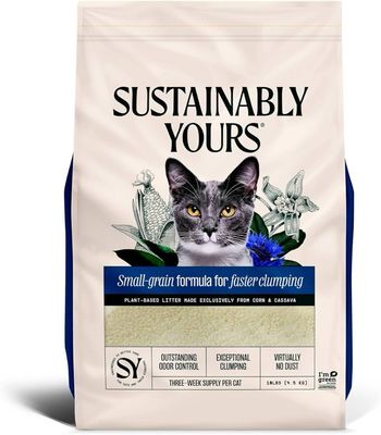 Sustainably Yours Natural Cat Litter - Small Grains 26lb